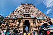 The great Chola temples of Tamil Nadu - The Sri Ranganatha Temple of Srirangam. The southern gopura of the seventh enclosure. 